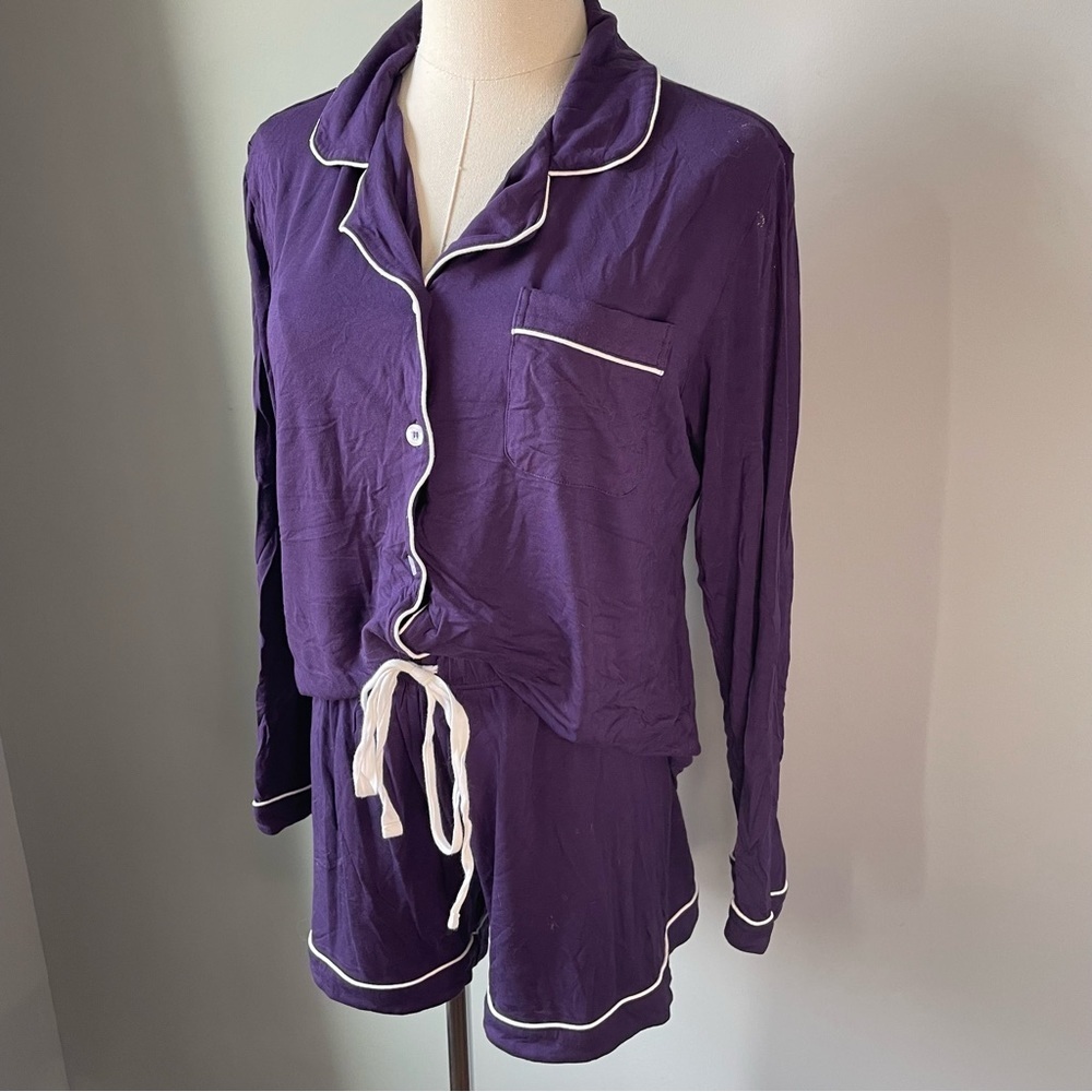 Sioro Sleepwear 2 Piece Long Sleeve Sleepwear Set (S)